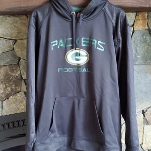 Mens Green Bay Packers hooded sweatshirt, like new